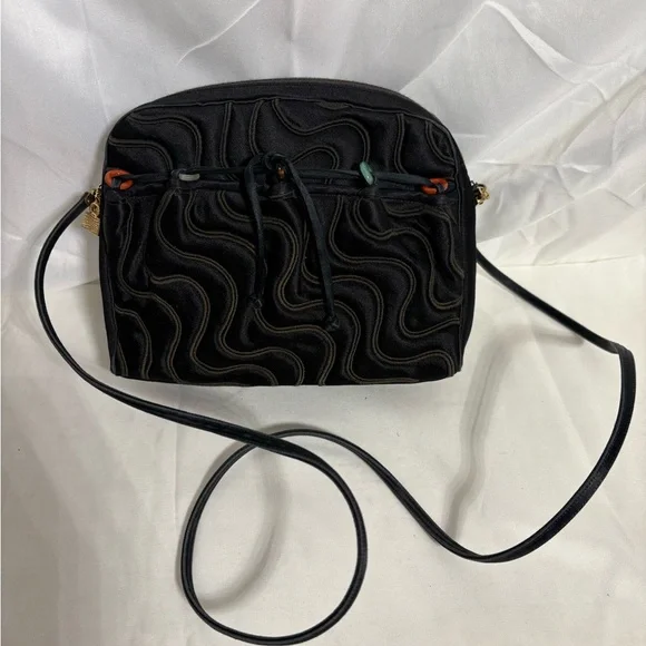 JUDITH LIEBER Satin Swirl Evening Bag